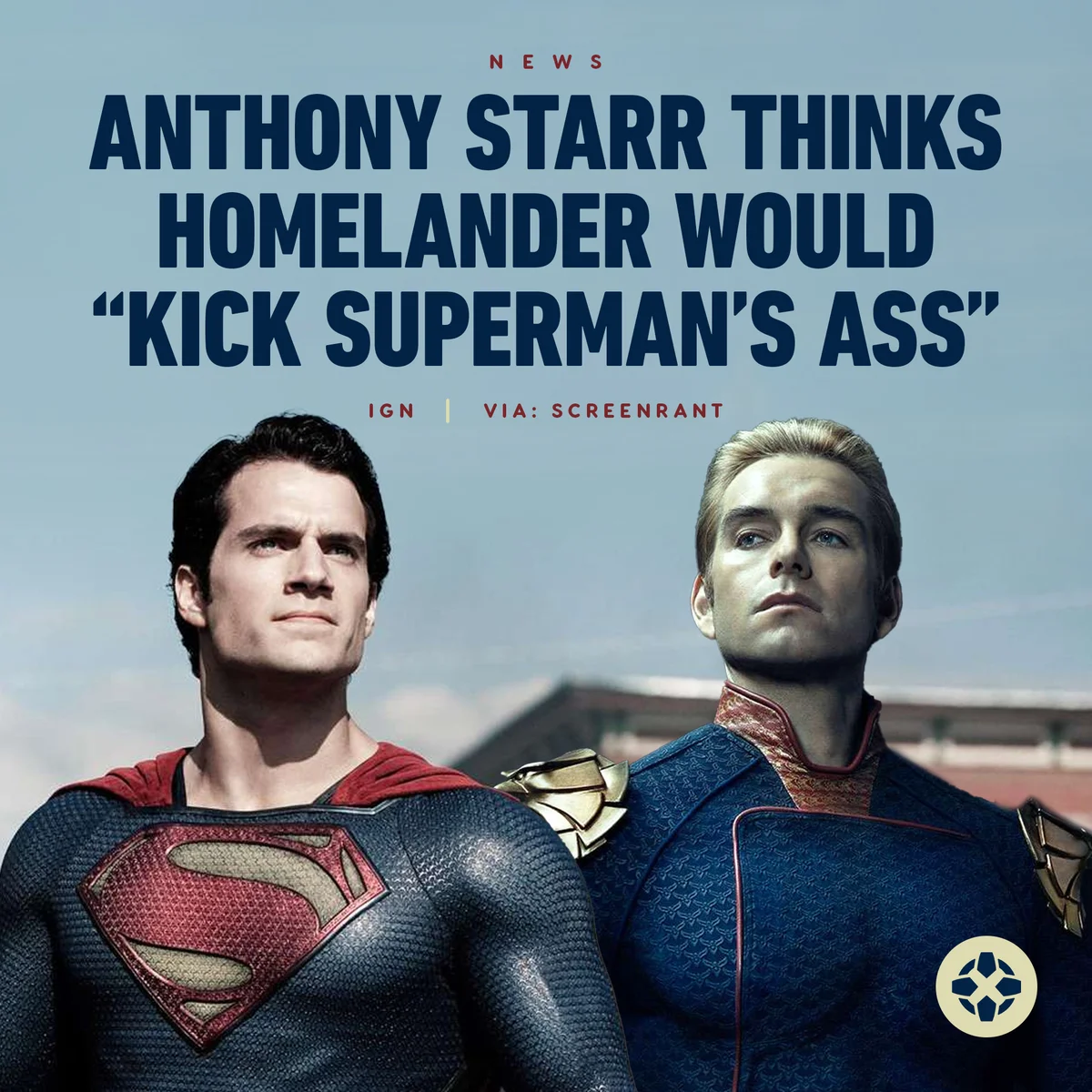 Звезда «Пацанов» Энтони Старр уверен в победе Хоумлендера над Суперменом - фото 1