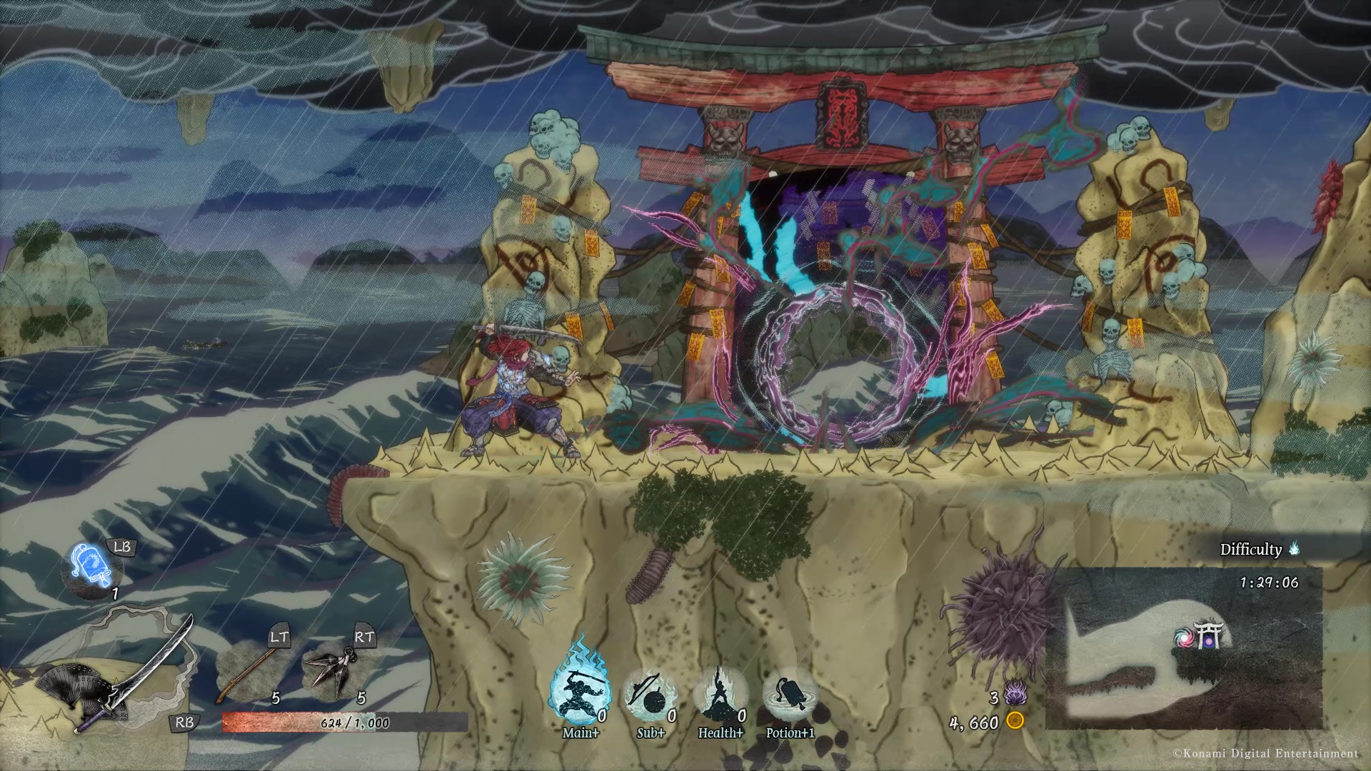 GetsuFumaDen: Undying Moon — малоизвестный rogue-lite про японские мифы. Почему в него стоит сыграть - изображение 5 GetsuFumaDen: Undying Moon — малоизвестный rogue-lite про японские мифы. Почему в него стоит сыграть - фото 5