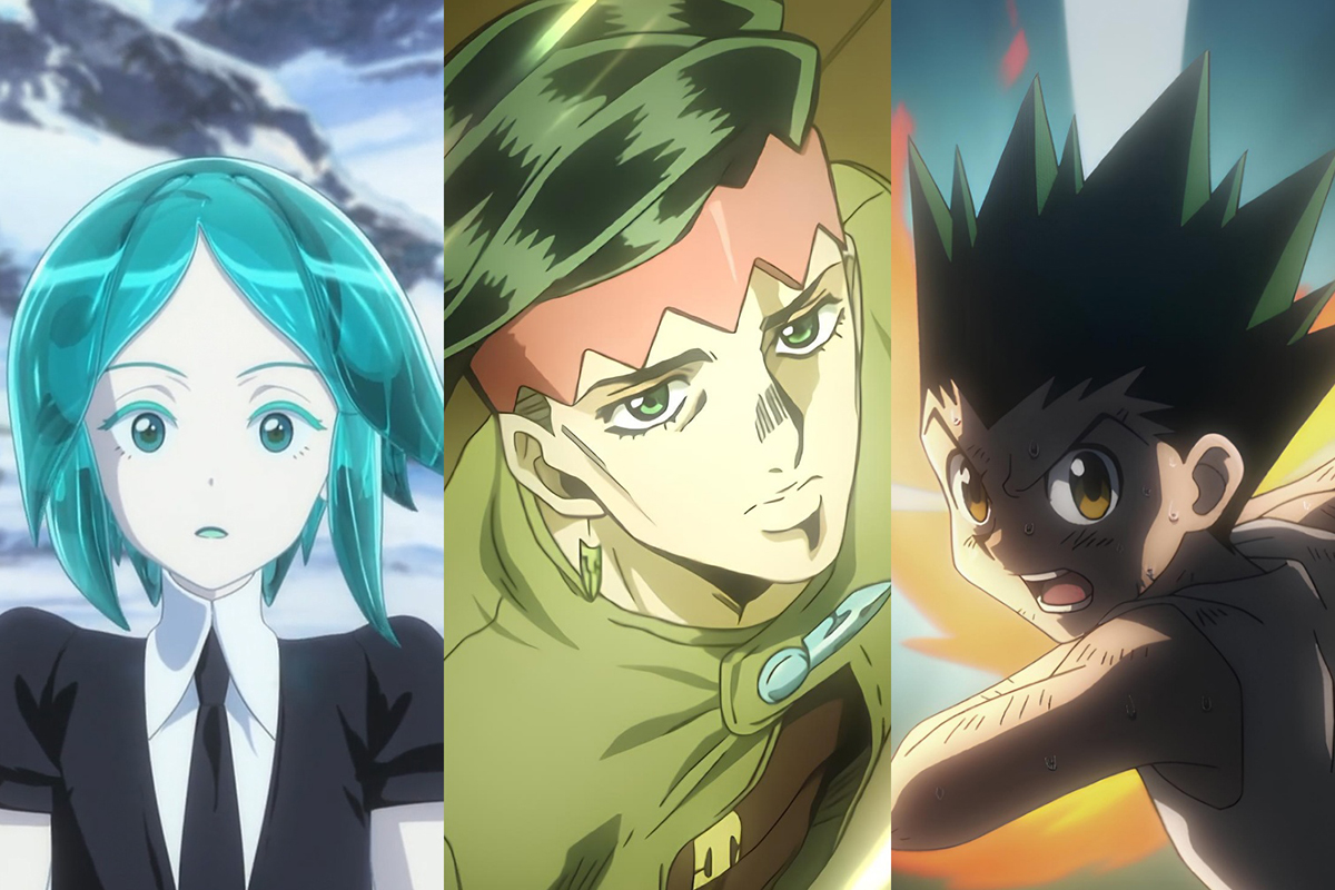 Примеры: Фосфофиллит из «Страны самоцветов», Рохан Кишибэ из «Джоджо», Гон Фрикс из «Хантера × Хантера»