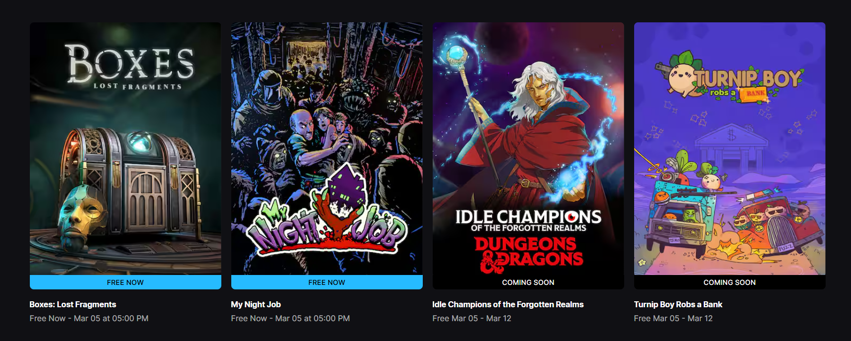 EGS раздаёт бесплатную головоломку Boxes: Lost Fragments и хоррор My Night Job - изображение 1 EGS раздаёт бесплатную головоломку Boxes: Lost Fragments и хоррор My Night Job - фото 1