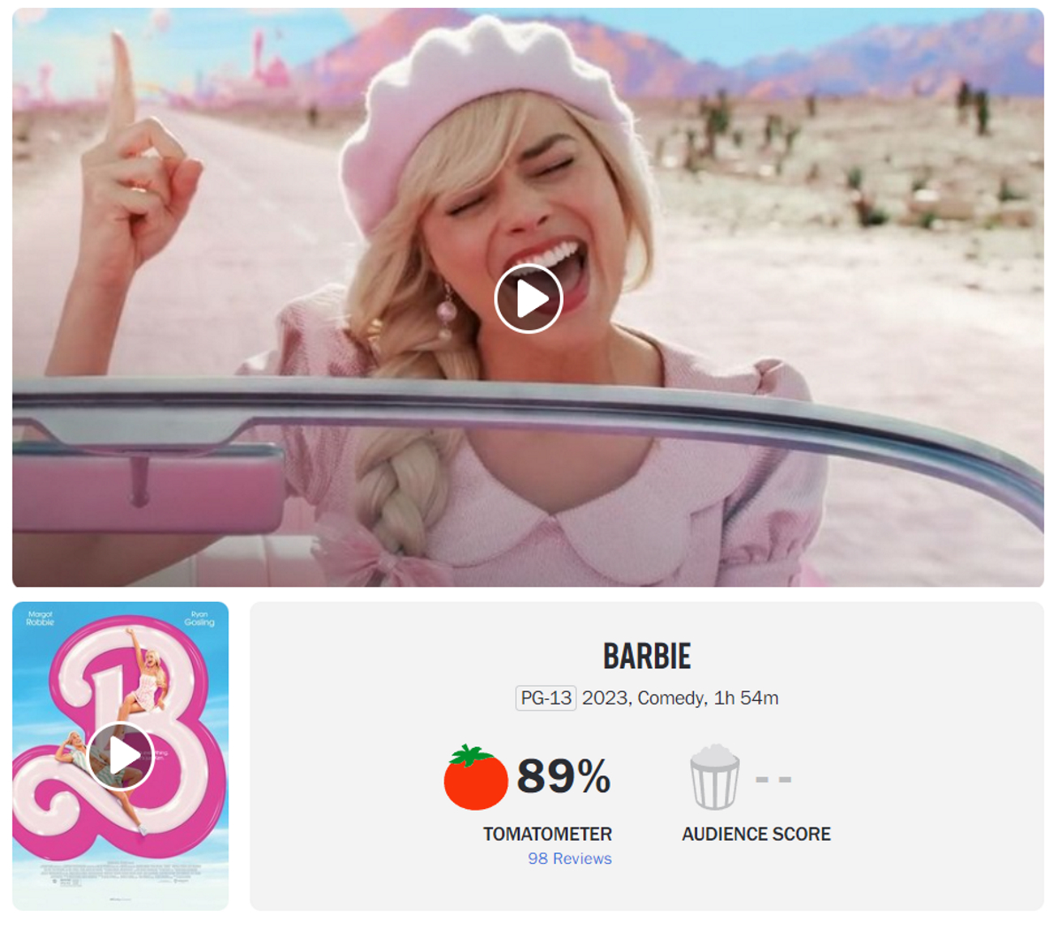 Критики крайне высоко оценили «Барби» Греты Гервиг - фото 1