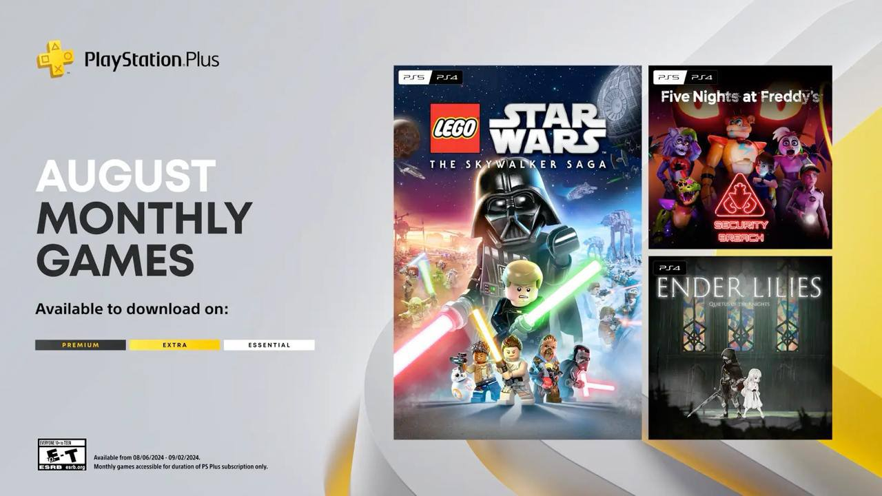 LEGO Star Wars: Skywalker Saga и Ender Lilies войдут в подписку PS Plus в августе - изображение 1 LEGO Star Wars: Skywalker Saga и Ender Lilies войдут в подписку PS Plus в августе - фото 1