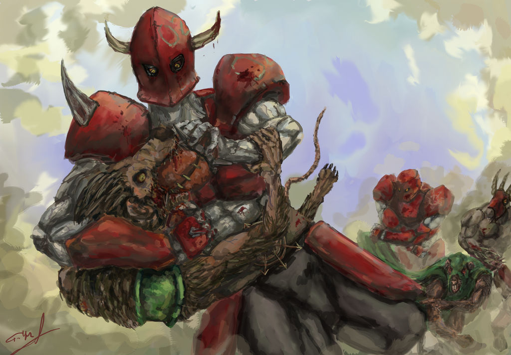 Жестокий спорт: 10 крутых фан-артов по игре Blood Bowl - фото 5