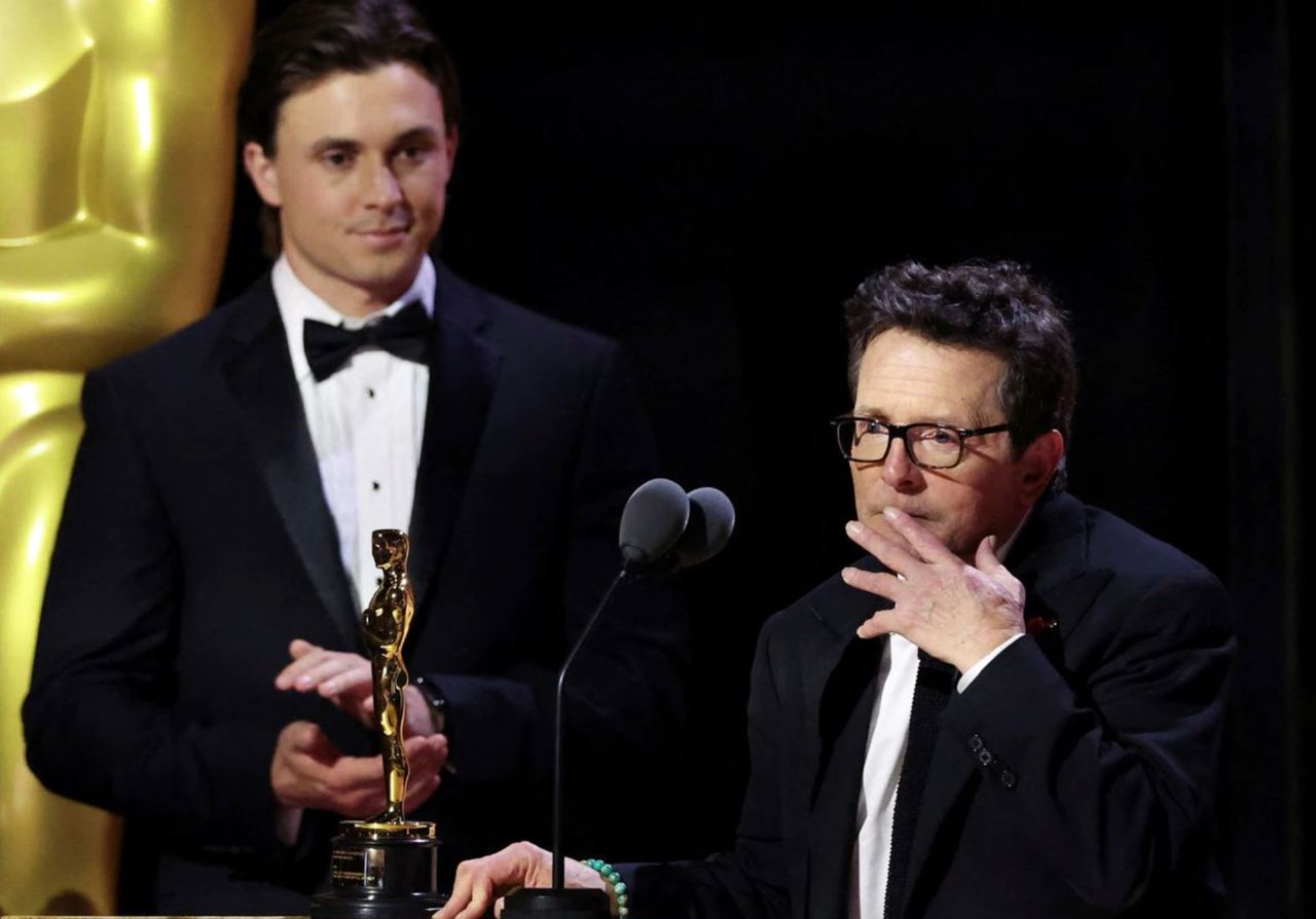 Майкл Дж. Фокс на церемонии «Оскар»