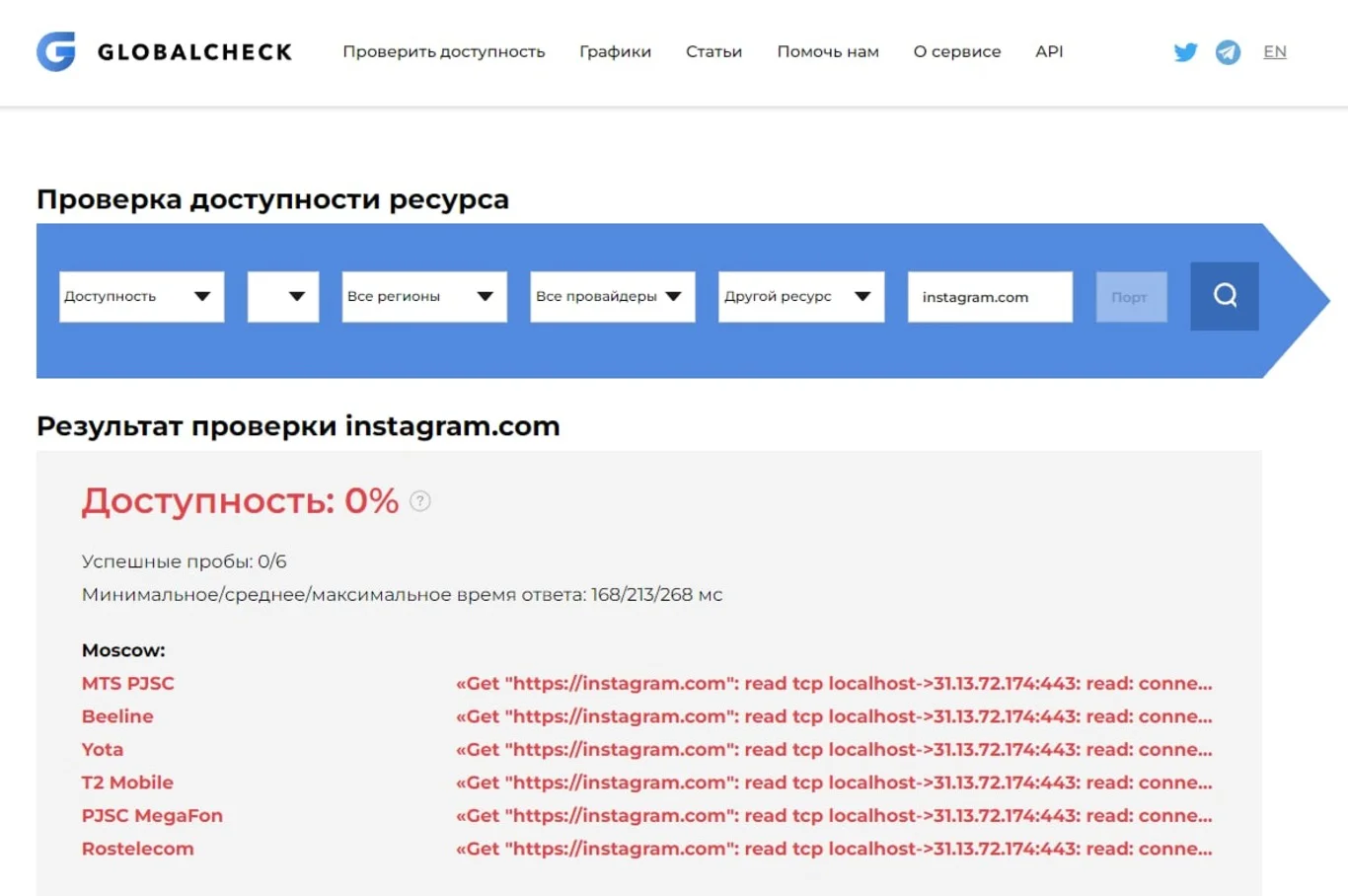 Доступ к Instagram ограничили на всей территории России - фото 1