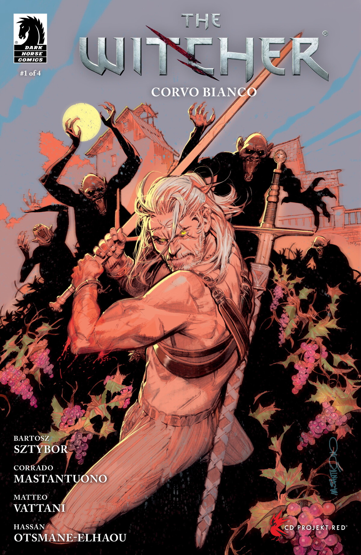 Обложка комикса The Witcher Corvo Bianco