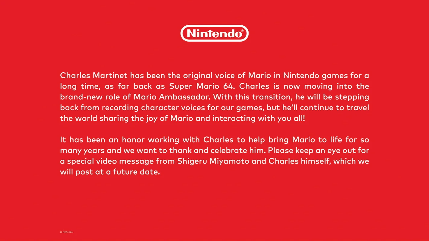 Актёр Чарльз Мартине перестал озвучивать Марио и Луиджи для игр Nintendo - фото 1