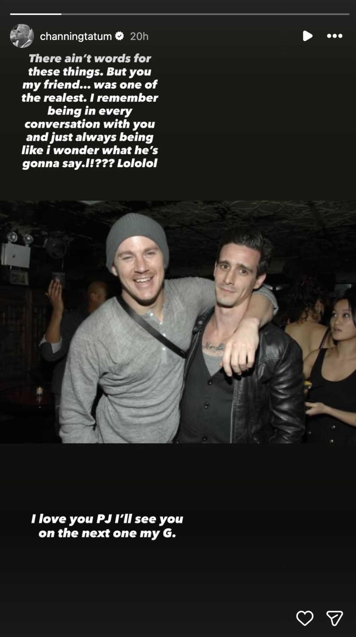 Соцсети Ченнинга Татума