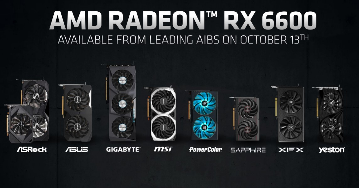 AMD представила бюджетную видеокарту Radeon RX 6600 - изображение 1 AMD представила бюджетную видеокарту Radeon RX 6600 - фото 1