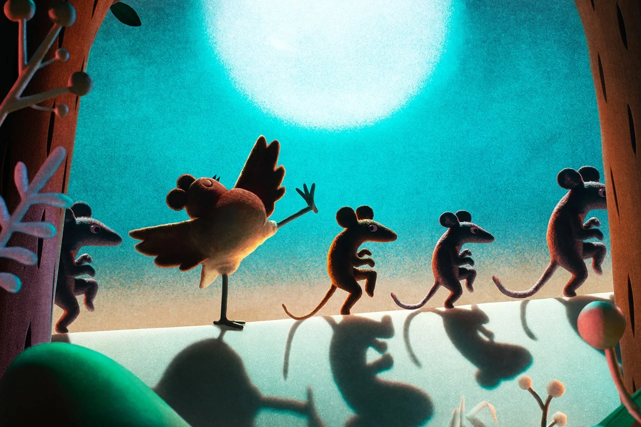 Кадр из мультфильма «Робин»