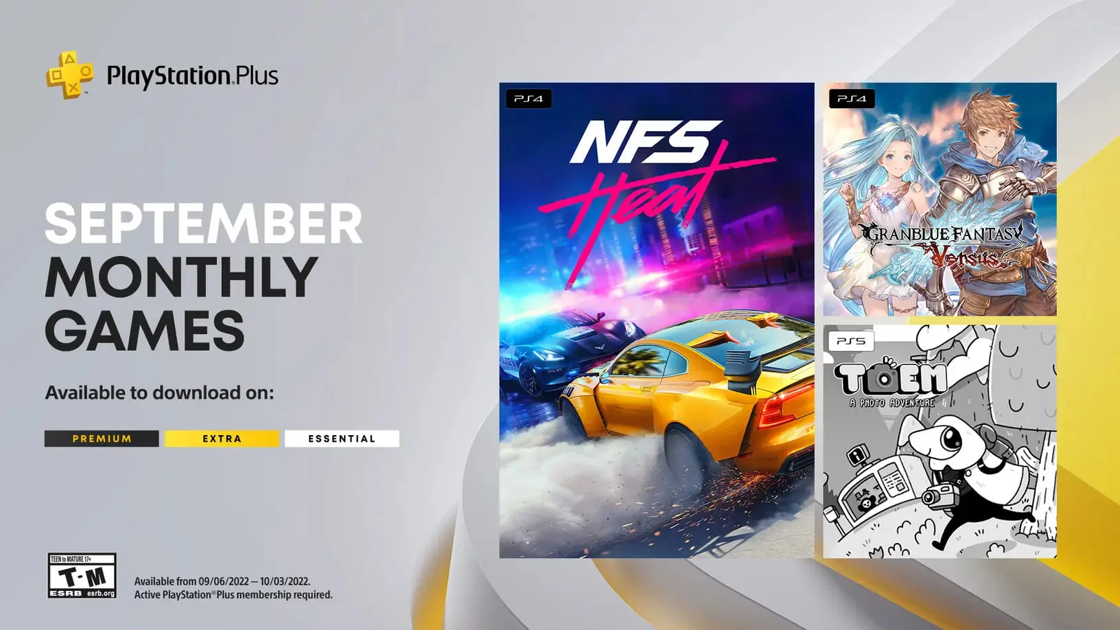 В PS Plus в сентябре раздадут Need for Speed Heat и Granblue Fantasy: Versus - фото 1