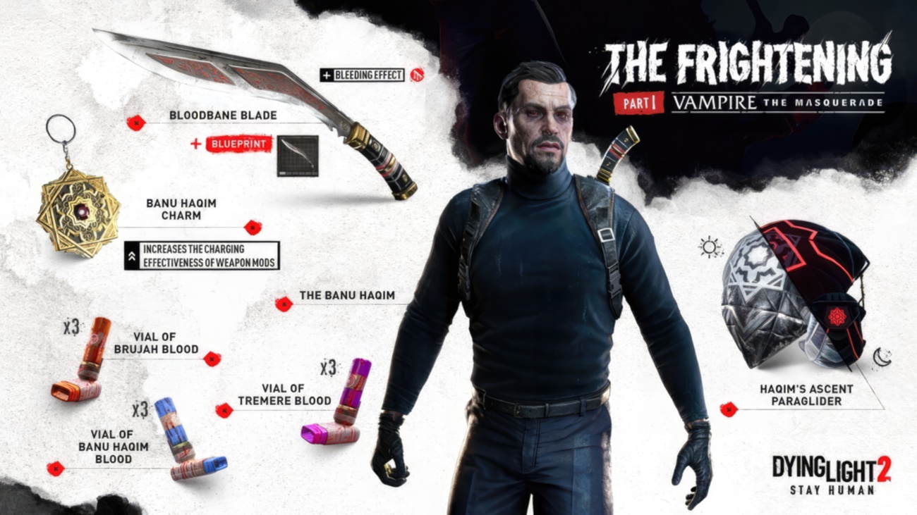 Techland запустила в Dying Light 2 коллаборацию с Vampire The Masquerade - фото 1