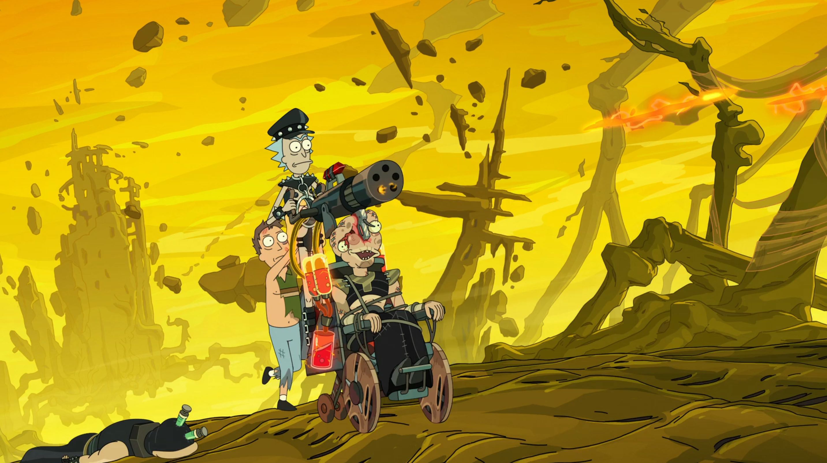 Вышел пятый эпизод пятого сезона мультсериала «Рик и Морти» (Rick and Morty) под названием «Амортиканское грикфитти» (Amortycan Grickfitti). Редактор «Канобу» Александр Башкиров объясняет, почему пятая серия получилась крепким середнячком в основной и вспомогательной сюжетных линиях, и отвечает на вопрос, стоит ли смотреть мультсериал дальше.