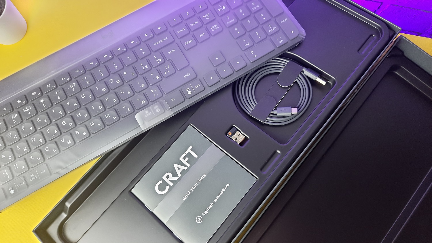Обзор Logitech Craft: классика в стиле MX Keys для игр и работы - изображение 10 Обзор Logitech Craft: классика в стиле MX Keys для игр и работы - фото 10