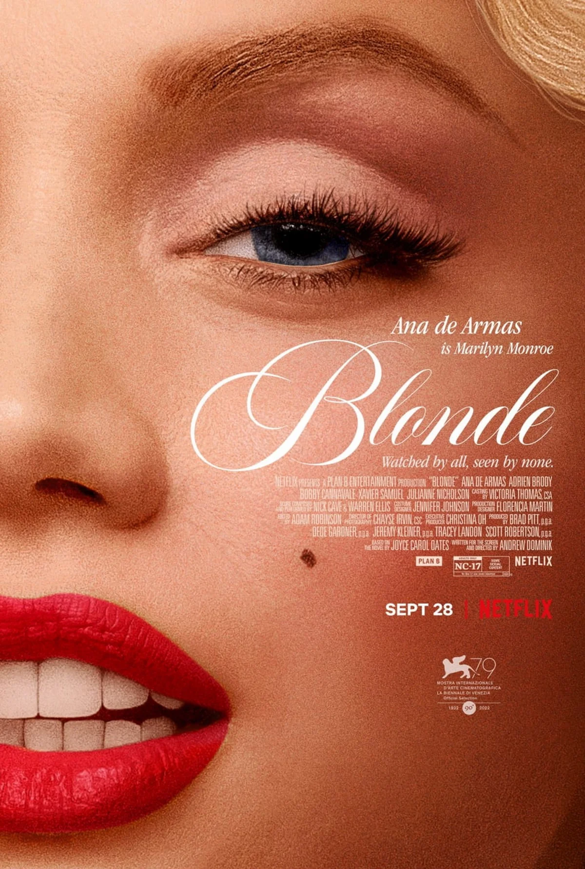 Netflix выпустил первый трейлер фильма «Блондинка» с Аной де Армас - фото 1