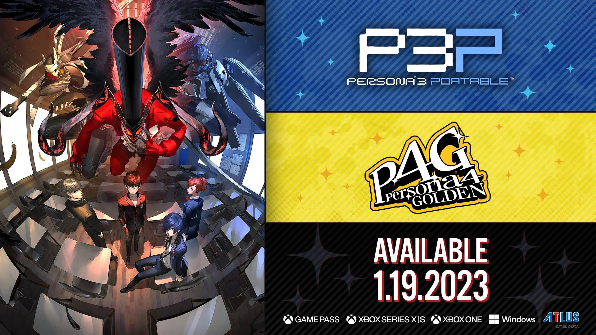 Ремастеры Persona 3 Portable и Persona 4 Golden выйдут 19 января - фото 1