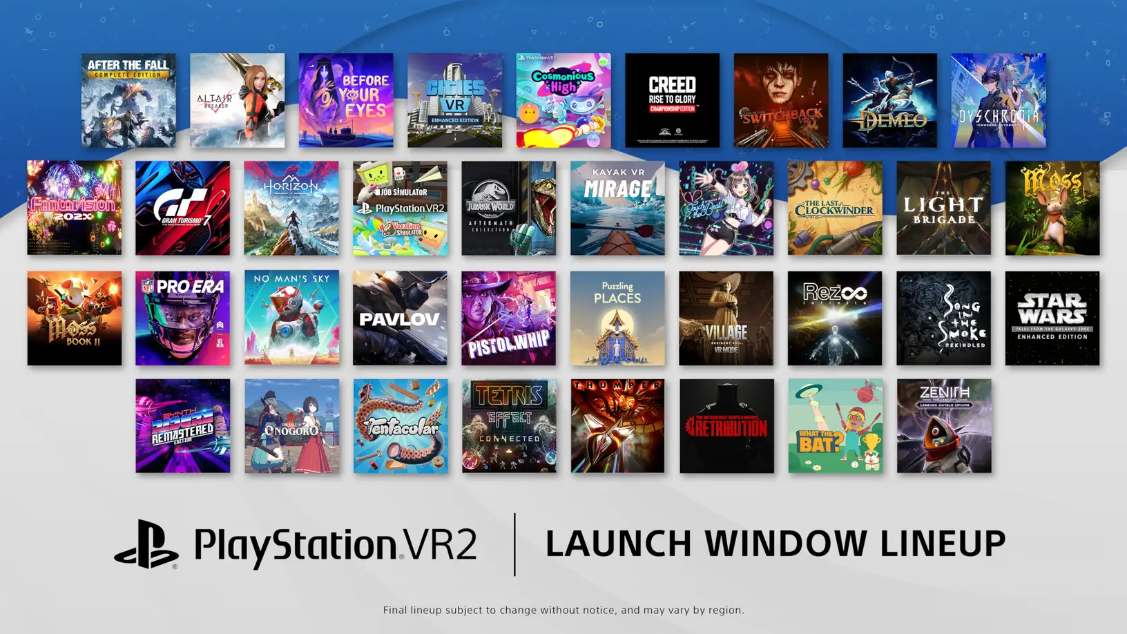 Sony раскрыла стартовую линейку игр для PlayStation VR2 - фото 1