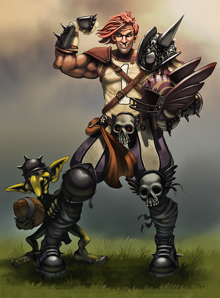 Жестокий спорт: 10 крутых фан-артов по игре Blood Bowl - фото 9