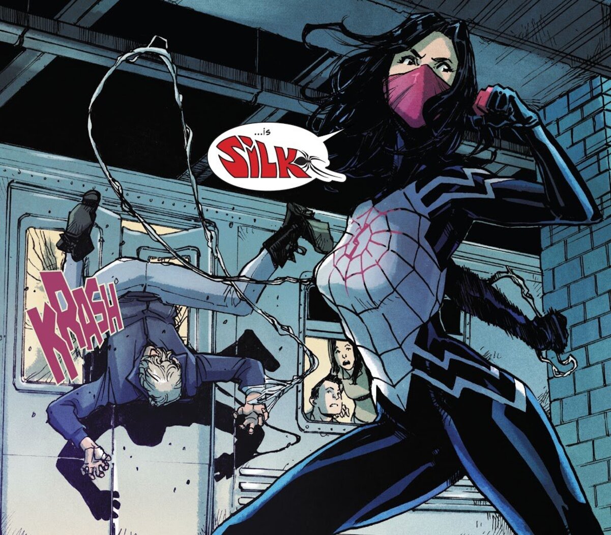 Шёлк на страницах комикса