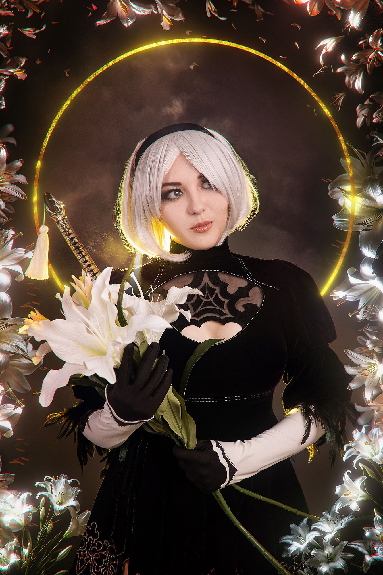 Модель представила яркий косплей на 2B из NieR Automata | Канобу