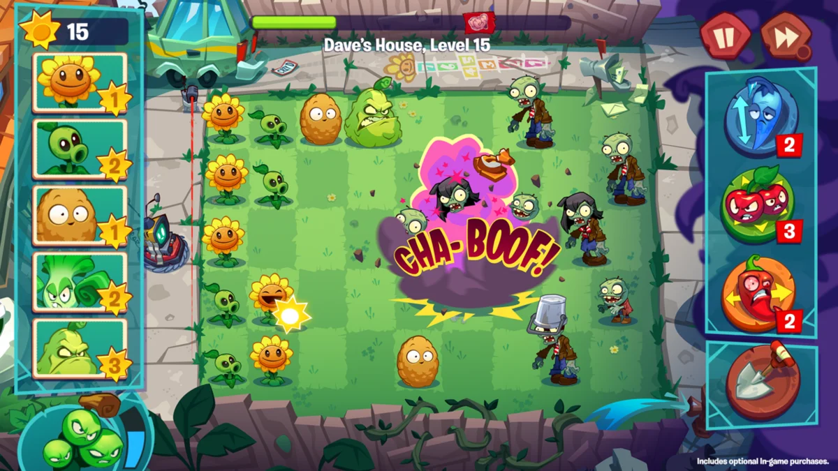 Скриншот игры Plants vs. Zombies 3