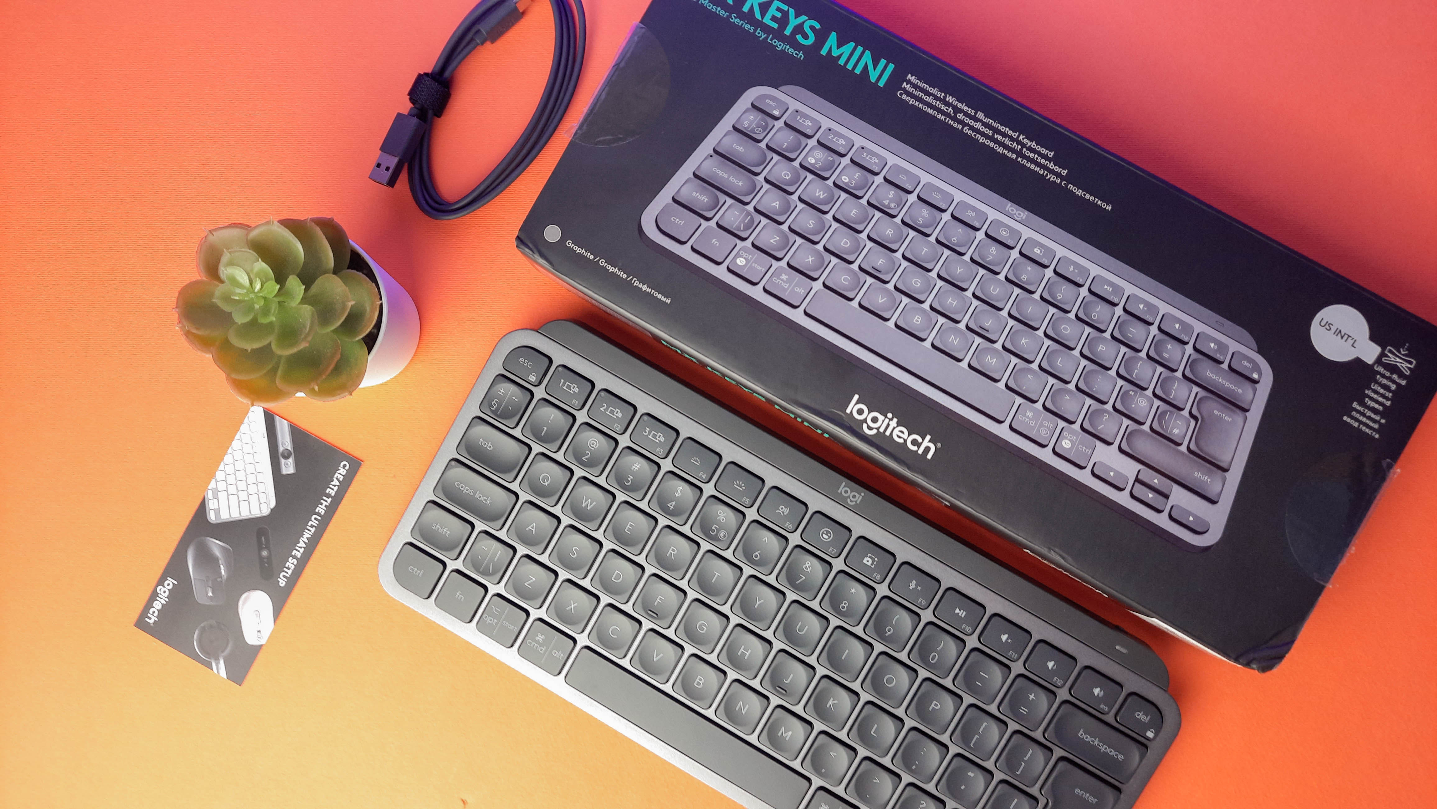 Обзор Logitech MX Keys Mini: компактная беспроводная клавиатура с умной подсветкой - изображение 12 Обзор Logitech MX Keys Mini: компактная беспроводная клавиатура с умной подсветкой - фото 12