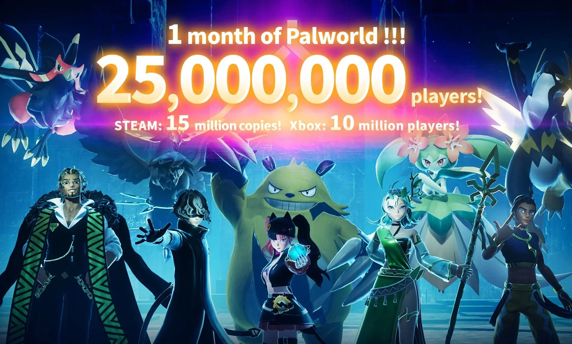 Нашумевшую «выживалку» Palworld опробовало свыше 25 млн игроков - фото 1