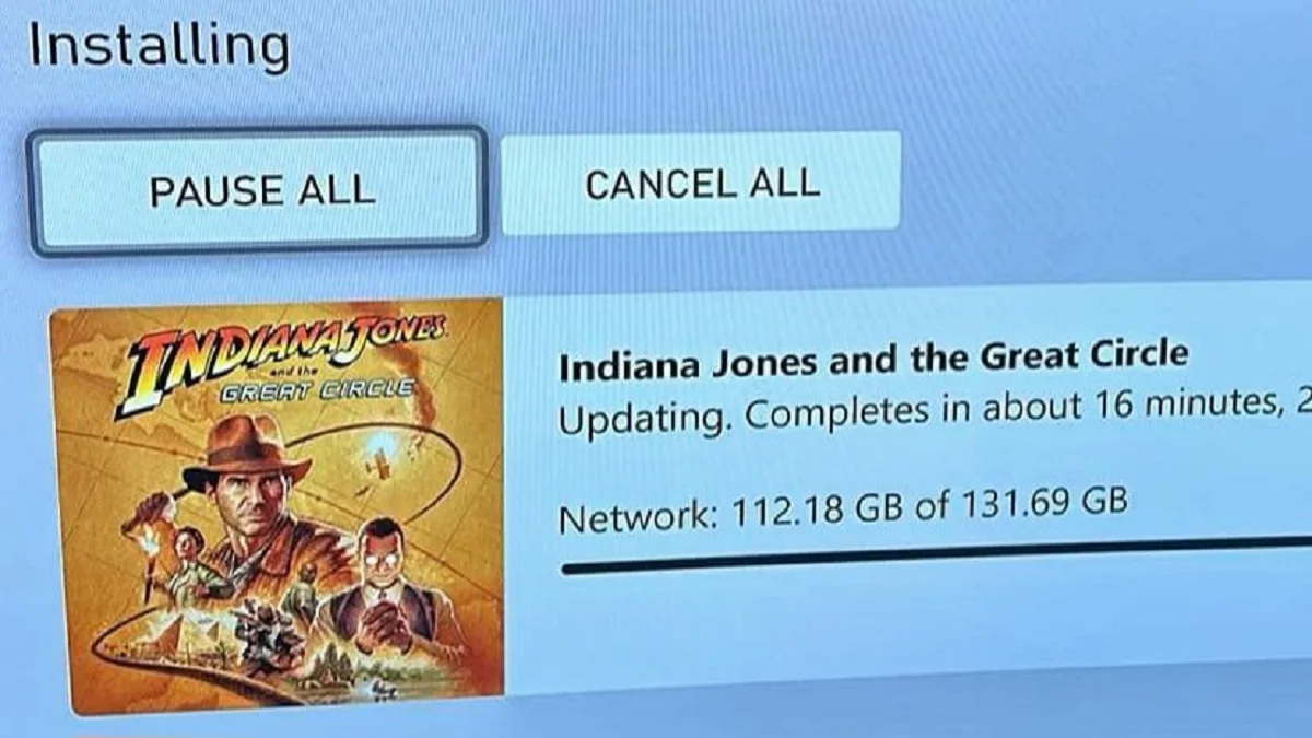 Для установки Indiana Jones and the Great Circle на Xbox Series потребуется почти 132 ГБ - фото 1