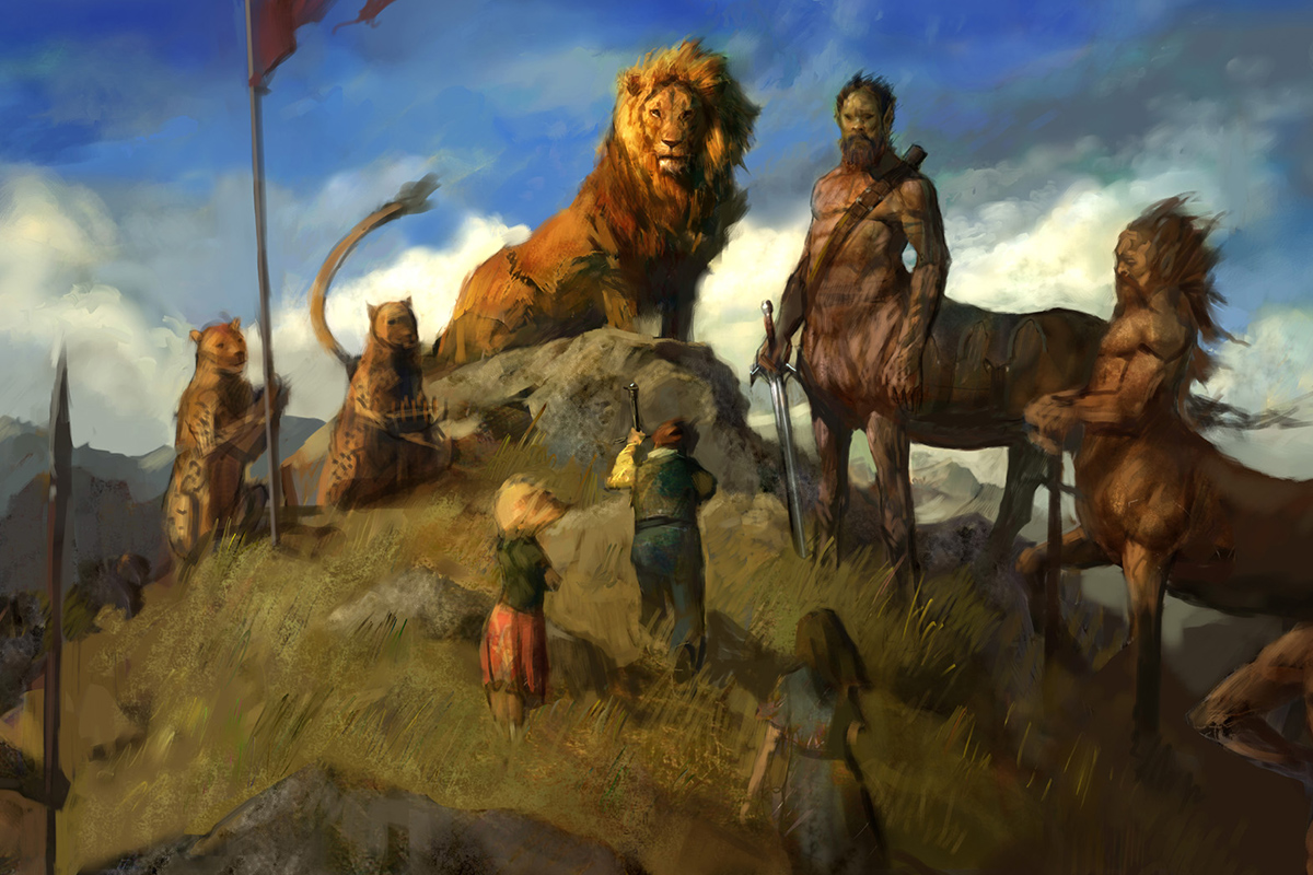 Клайв Льюис создал образ Аслана, совмещая элементы христианской символики и классических мифов о божественных зверях

Автор арта: Джастин Свит