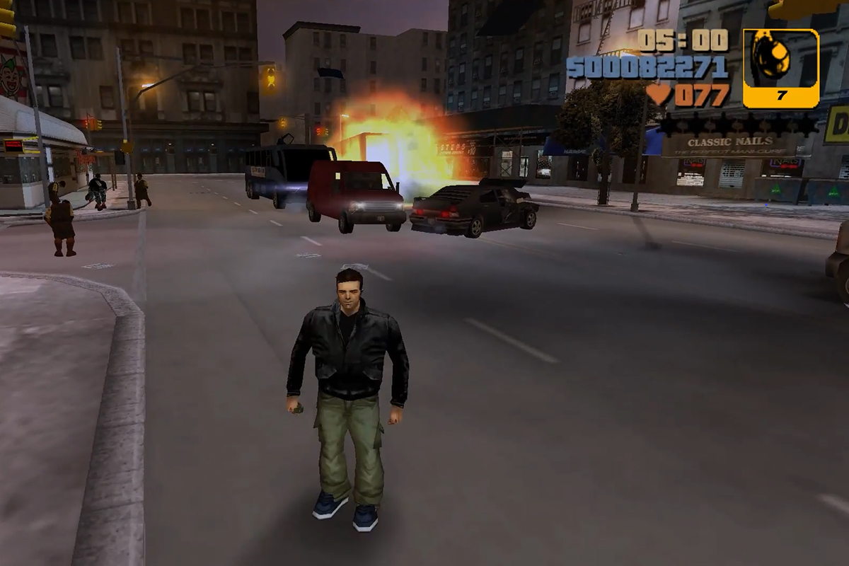 Grand Theft Auto III стала первой трёхмерной игрой в серии

Источник: Rockstar Games