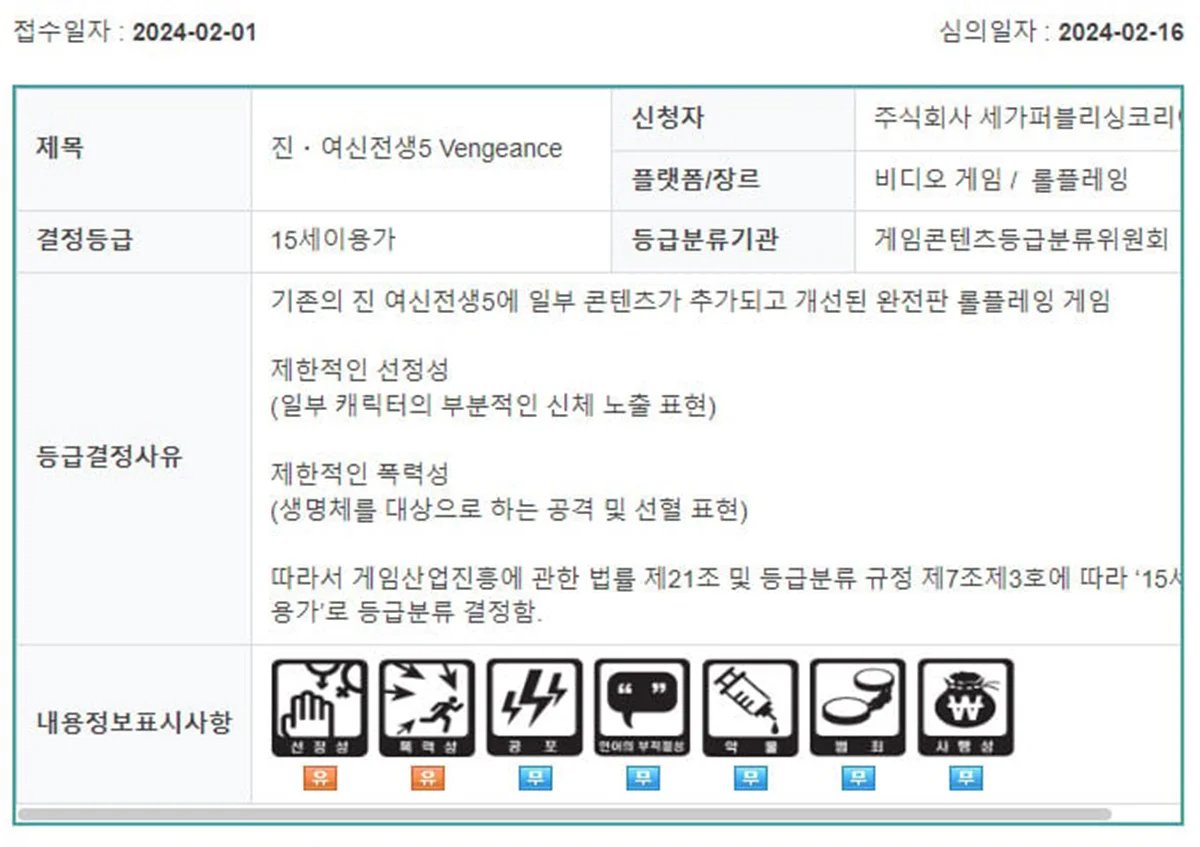 Полное издание Shin Megami Tensei V получило возрастной рейтинг в Корее - фото 1