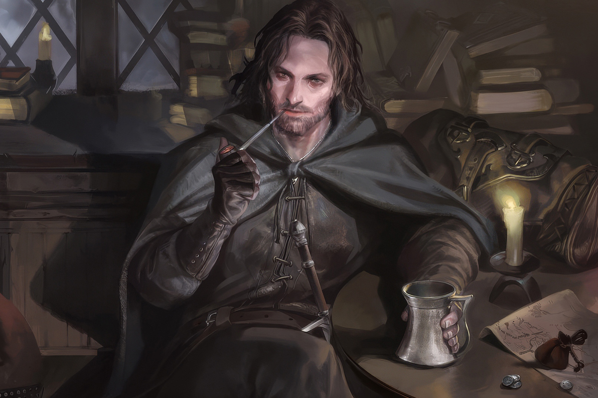 Изначально в фильмах Питера Джексона на роль Арагорна рассматривался Николас Кейдж

Автор арта: CAO KE