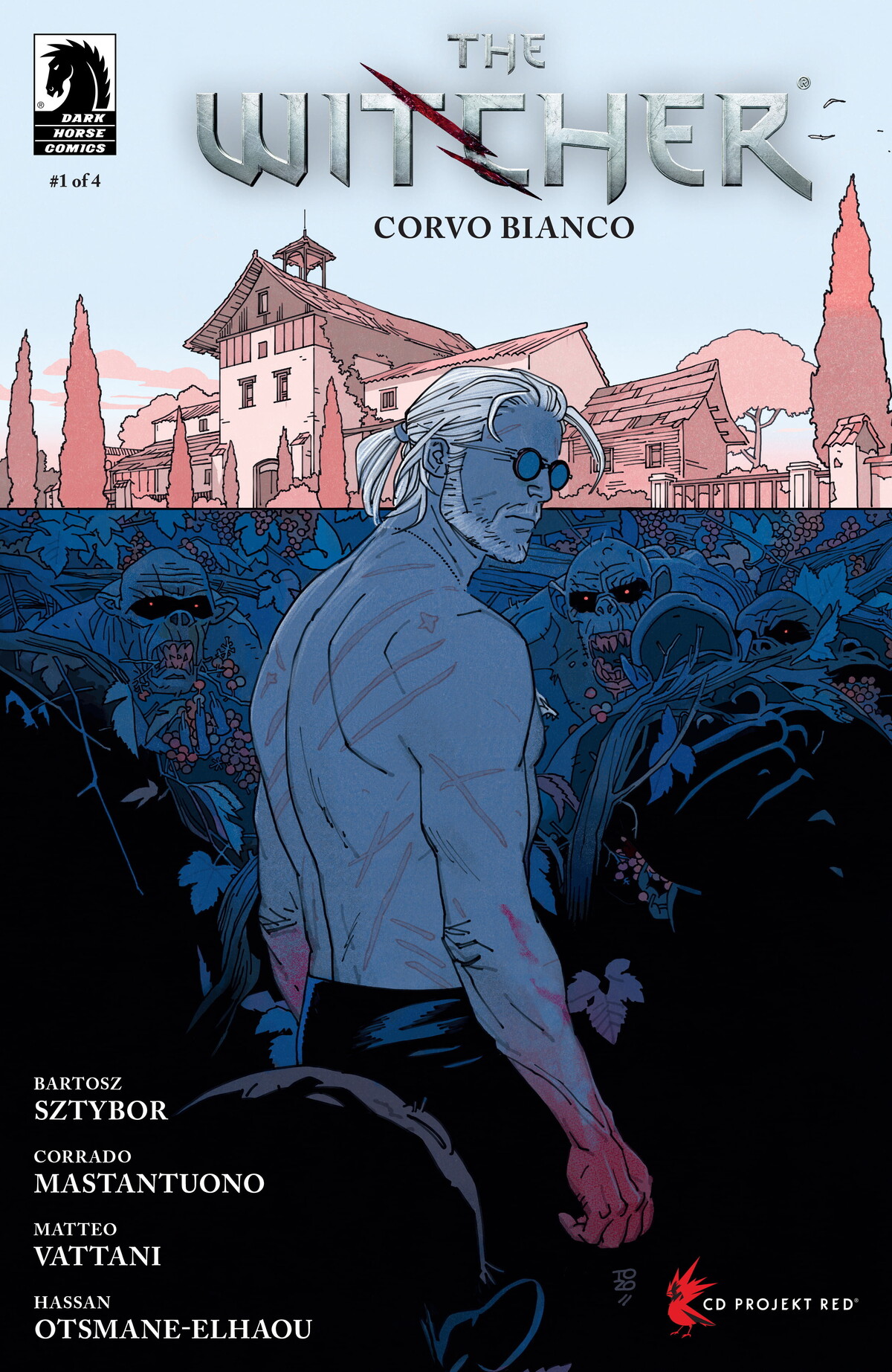 Обложка комикса The Witcher Corvo Bianco