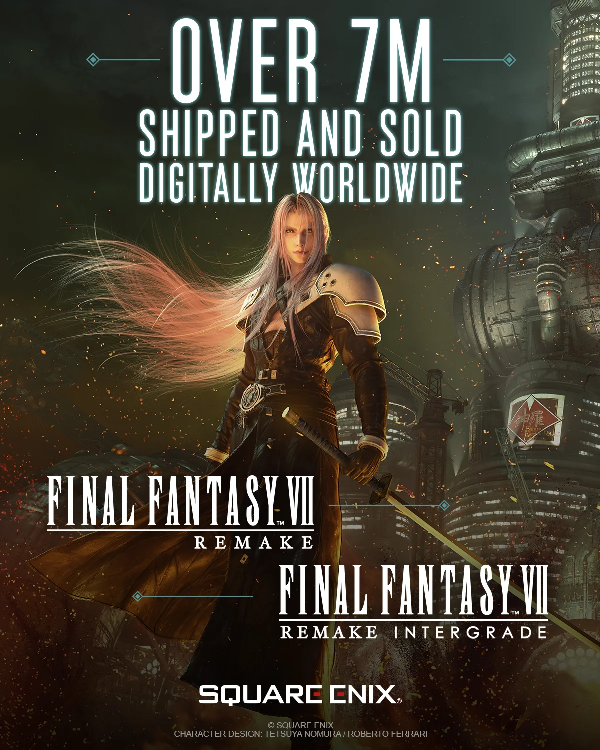 Общий тираж ремейка Final Fantasy 7 превысил 7 миллионов копий - фото 1