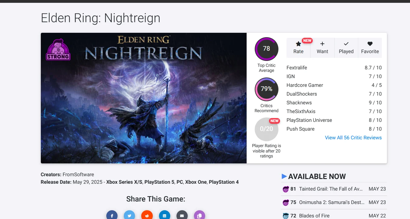 Рогалик Elden Ring: Nightreign назвали «странным» и встретили полярными мнениями - изображение 1 Рогалик Elden Ring: Nightreign назвали «странным» и встретили полярными мнениями - фото 1