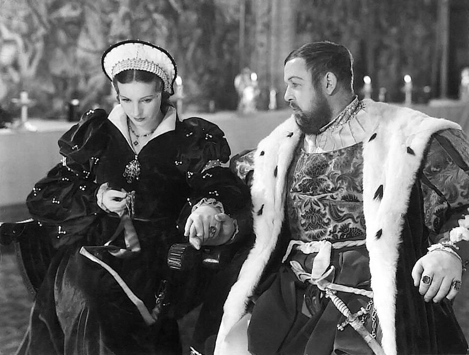 Анна Болейн в исполнении Мерл Оберон 