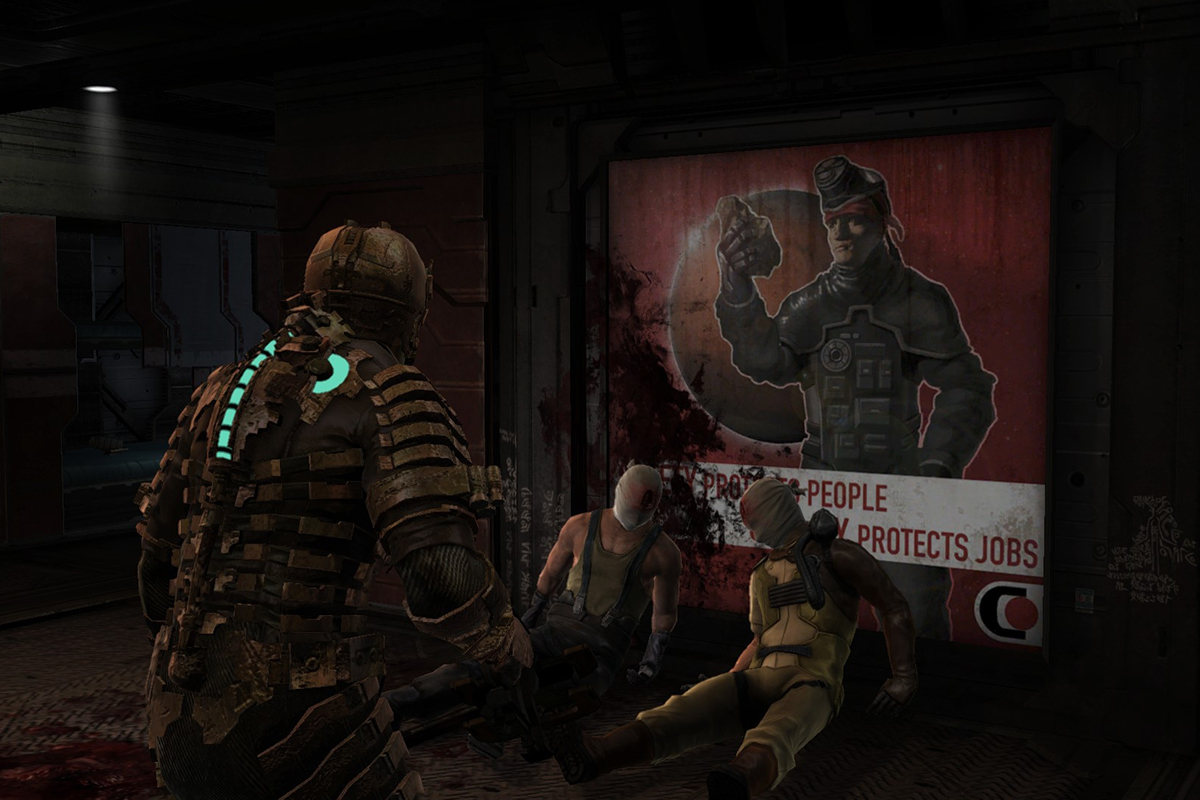 Серия игр Dead Space следует жанру survival horror, где персонаж игрока виден постоянно

Источник: Electronic Arts