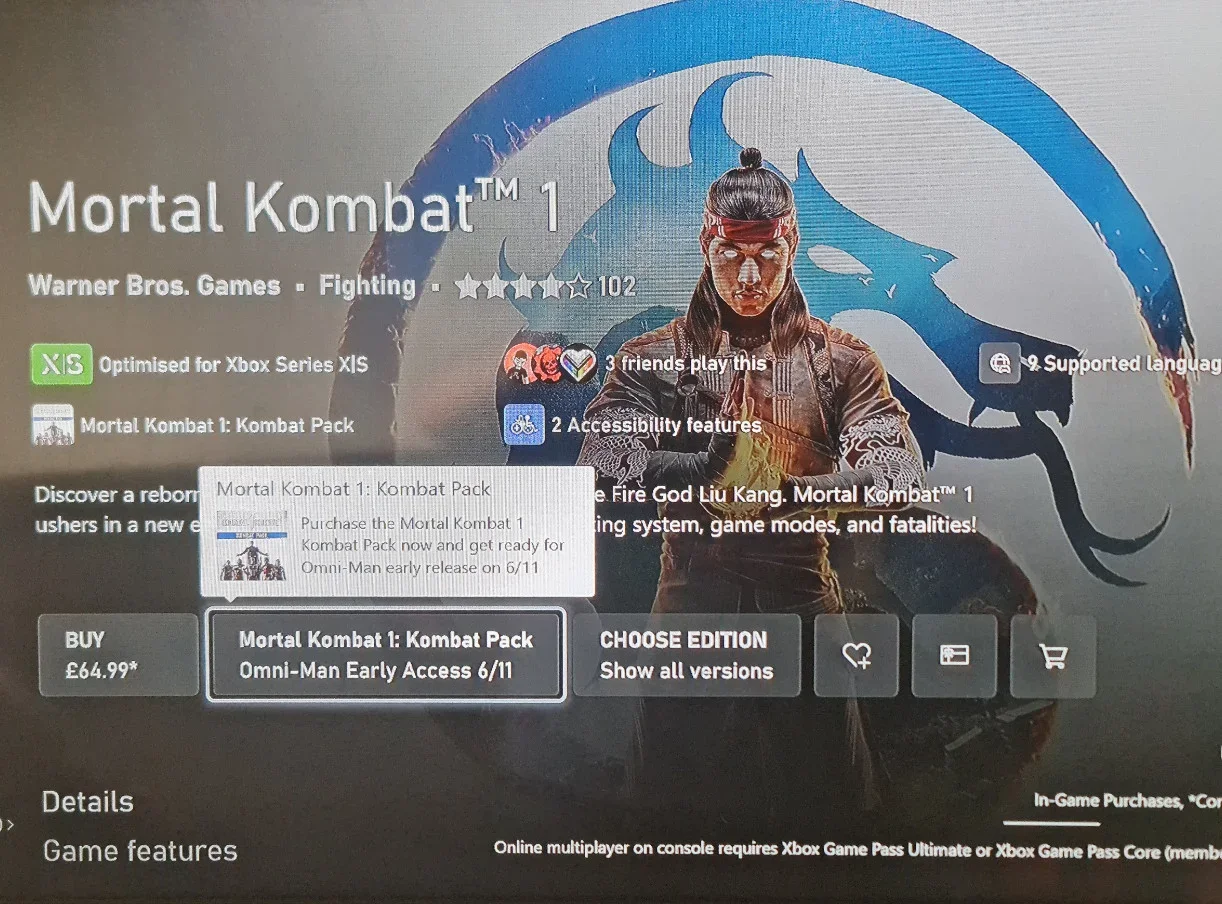 Дату пришествия Омни-мэна в Mortal Kombat 1 нашли в магазине Xbox - фото 1