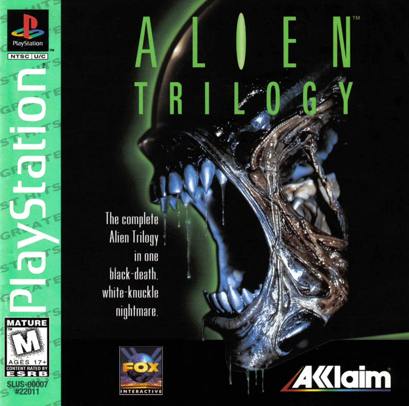 Обложка игры Alien Trilogy