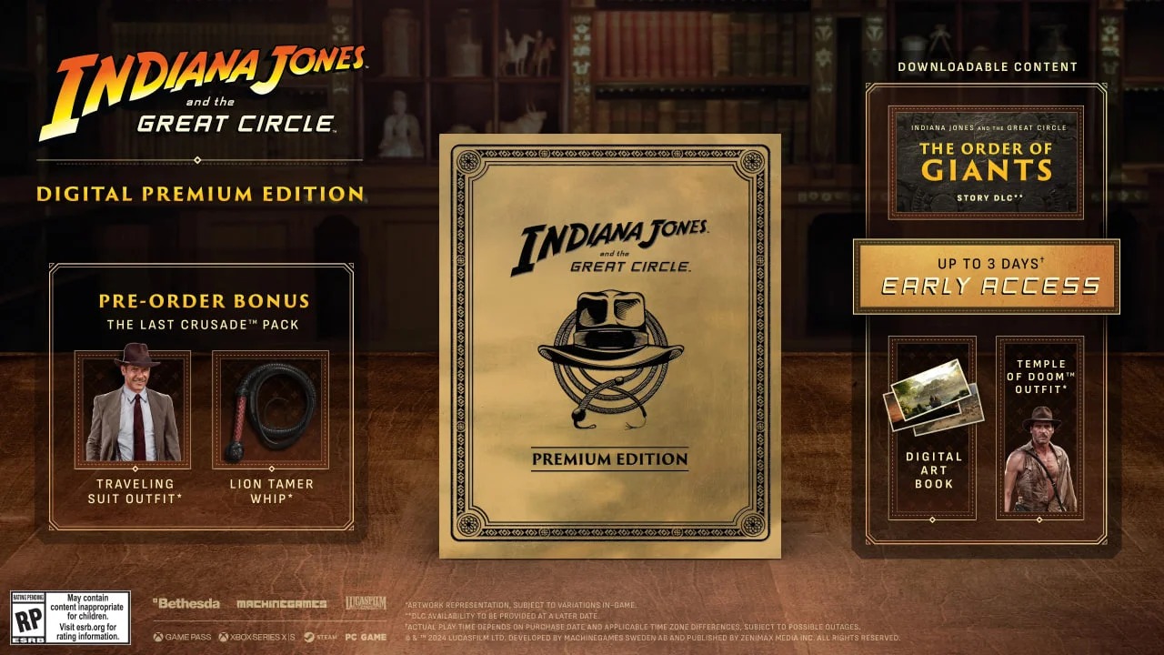 В коллекционном издании Indiana Jones and the Great Circle будет глобус со скрытым отсеком - изображение 2 В коллекционном издании Indiana Jones and the Great Circle будет глобус со скрытым отсеком - фото 2