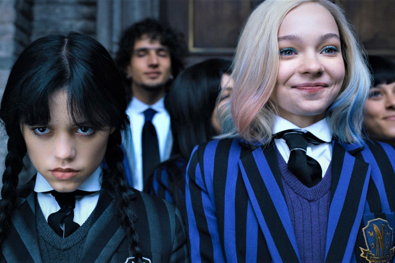 кадр из сериала «Уэнсдэй»