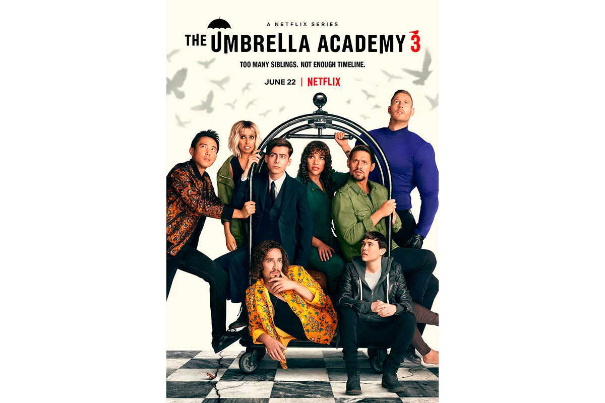 Netflix показал новый постер третьего сезона сериала «Академия Амбрелла» - фото 1