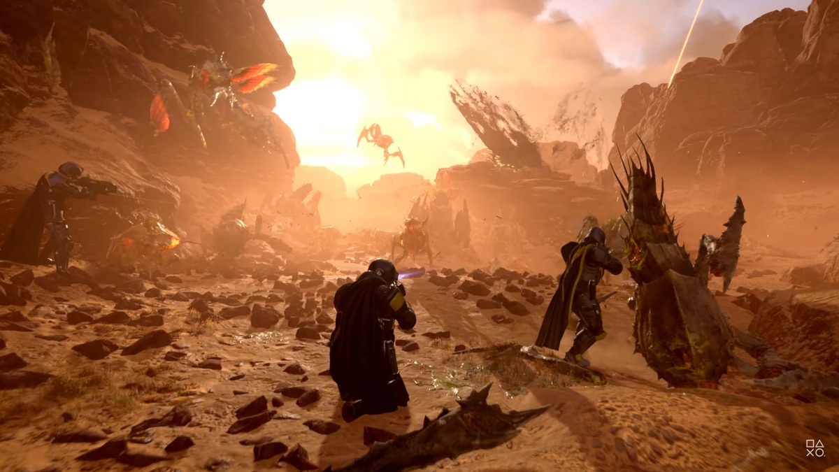 Скриншот игры Helldivers 2