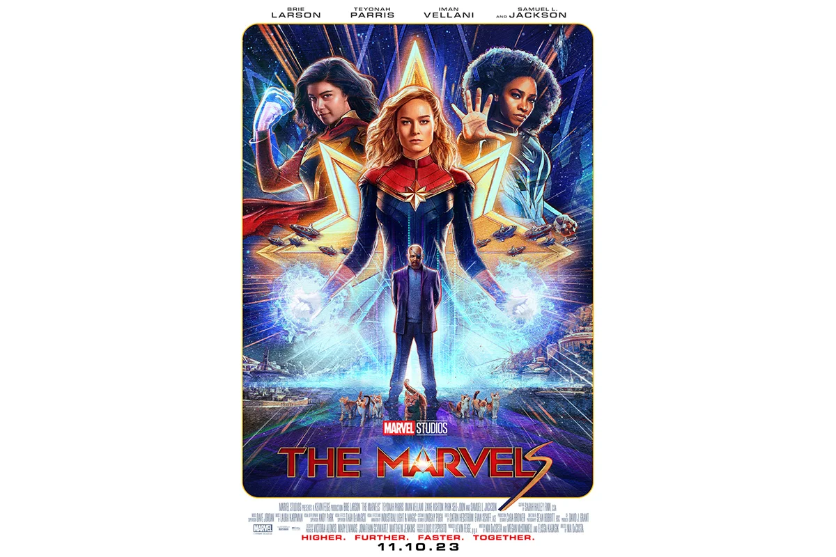 Marvel показала постер к супергеройскому фильму «Марвелы» - фото 1