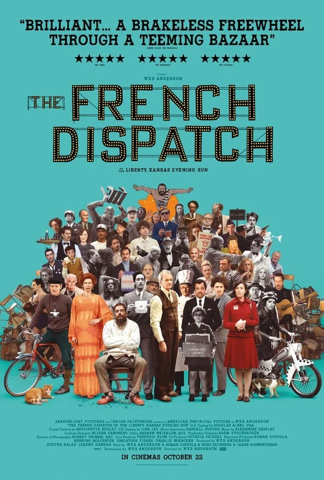 Новый постер «Французского вестника» показал полный актерский состав - фото 1