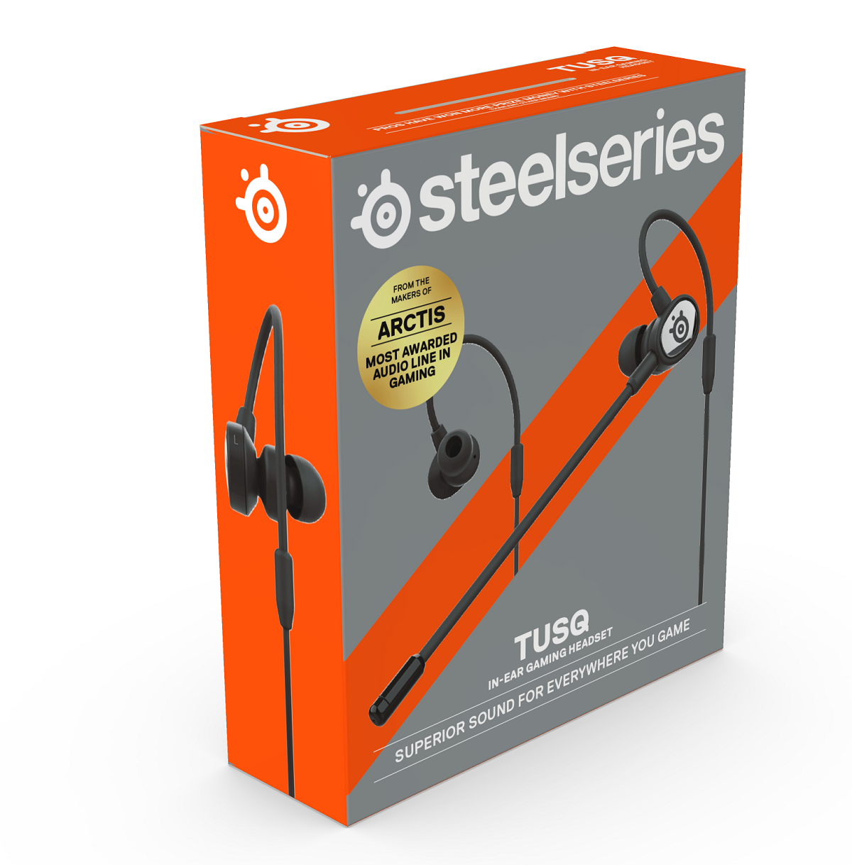 В России вышли игровые внутриканальные наушники SteelSeries Tusq со съёмным микрофоном - изображение 1 В России вышли игровые внутриканальные наушники SteelSeries Tusq со съёмным микрофоном - фото 1