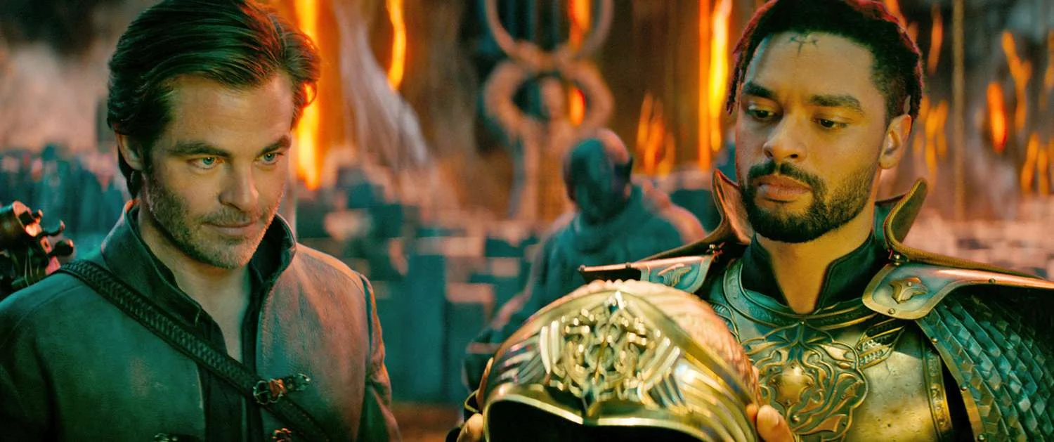 Крис Пайн и Реге-Жан Пейдж в экранизации «Подземелья и драконы: Воровская честь»