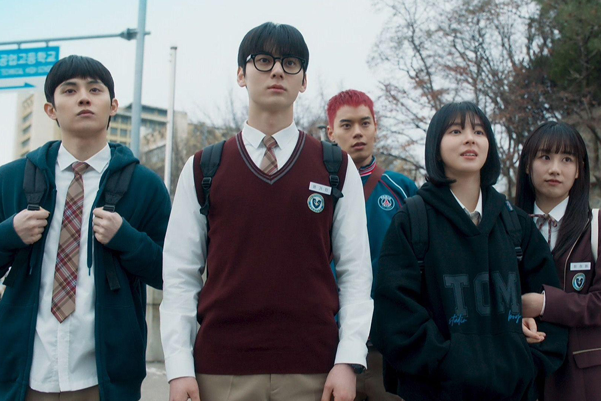 Кадр из дорамы «Учебная группа»
Источник: TVING