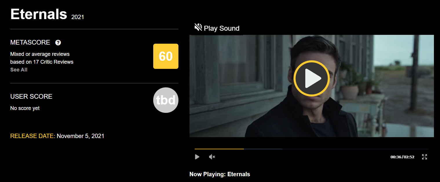 Рейтинг на Metacritic (на момент написания материала) // скриншот «Канобу»
