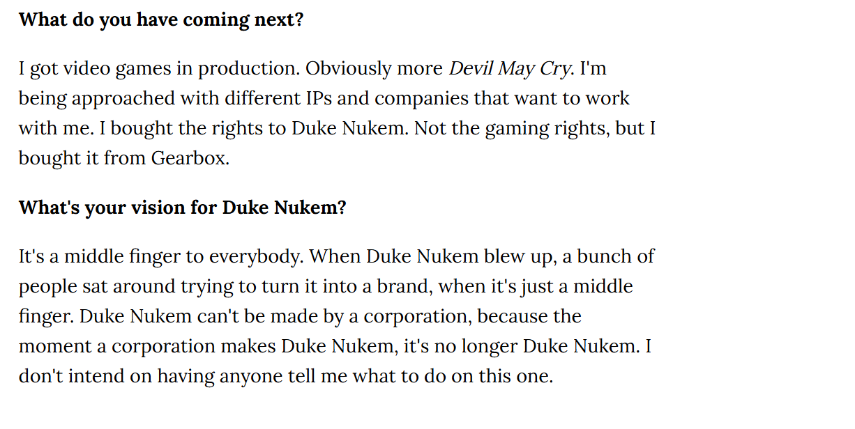 Да, детка: продюсер «Кастлвании» приобрёл права на экранизацию Duke Nukem - изображение 1 Да, детка: продюсер «Кастлвании» приобрёл права на экранизацию Duke Nukem - фото 1